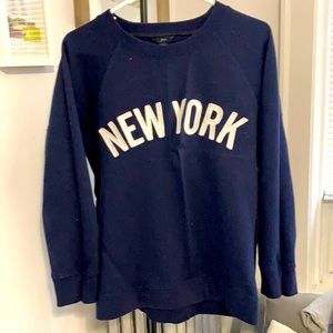 JCrew New York crewneck sweatshirt